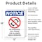 Signmission No Personal Cell Phone, 12 in W x Rectangle, Aluminum OS-2PACK-NS-A-1218-V-14731 - alternate 5
